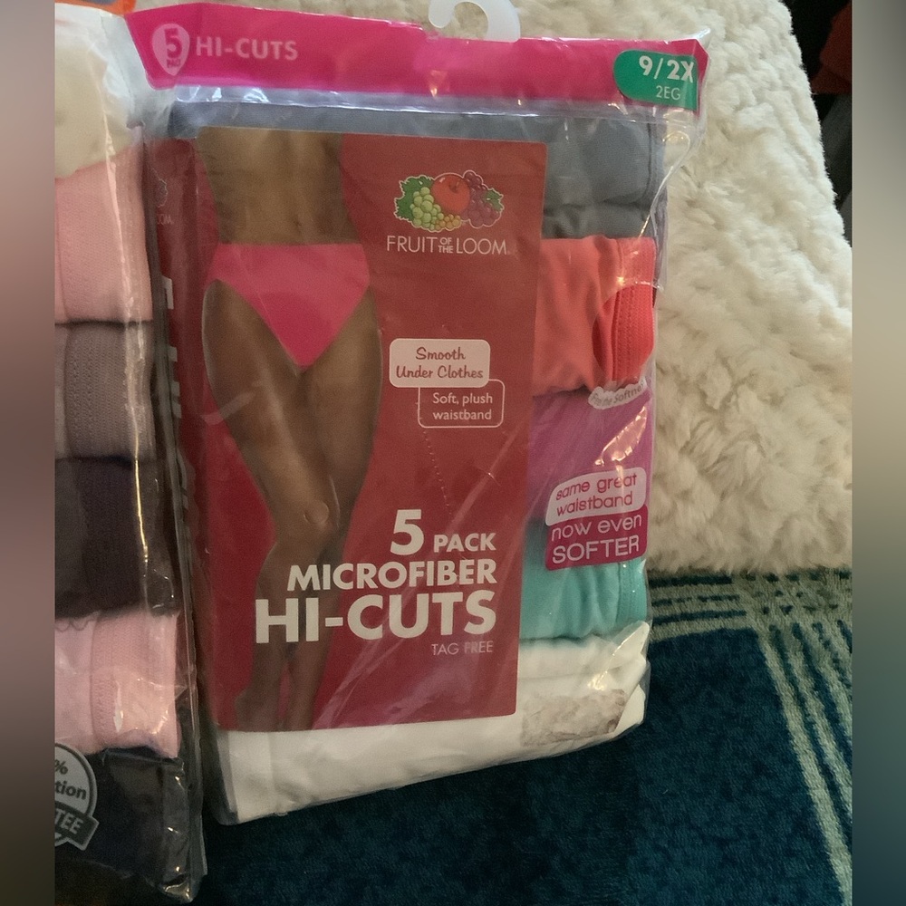 LOWEST🌺 NWT FRUIT OF THE LOOM (11 PAIRS) Cotton and Microfiber PANTIES - Picture 2 of 9